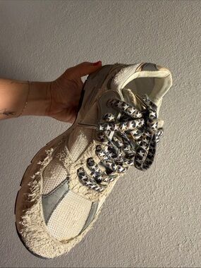 Golden Goose Beige Dad-Star Sneaker